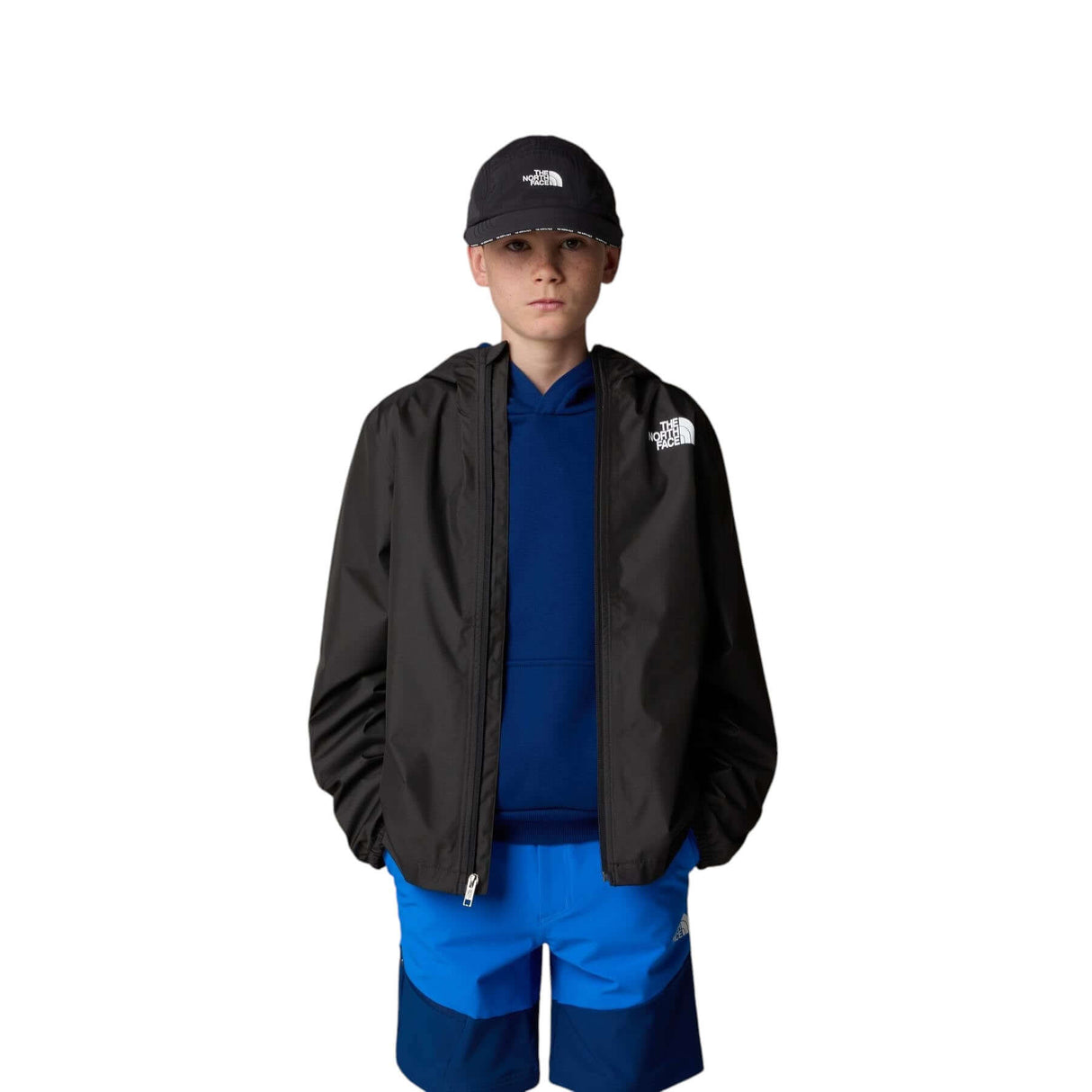 The North Face Kids' Zipline Rain Jacket Duck Green / Age 7-8-Duck Green / Age 9-10-Duck Green / Age 11-12-Duck Green / Age 14-16-Duck Green / Age 18-20 #- 53 Degrees North