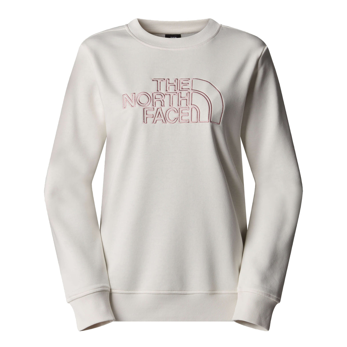 The North Face Women's Drew Peak Light Crew Sweater White Dune/Metal Pink / X-Small-White Dune/Metal Pink / Small-White Dune/Metal Pink / Medium-White Dune/Metal Pink / Large-White Dune/Metal Pink / X-Large #- 53 Degrees North
