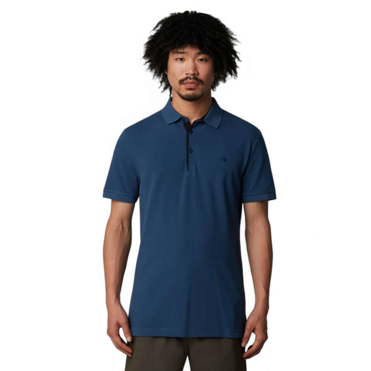 The North Face Men's Premium Slim Polo Shady Blue / Small-Shady Blue / Medium-Shady Blue / Large-Shady Blue / X-Large-Shady Blue / XX-Large #- 53 Degrees North