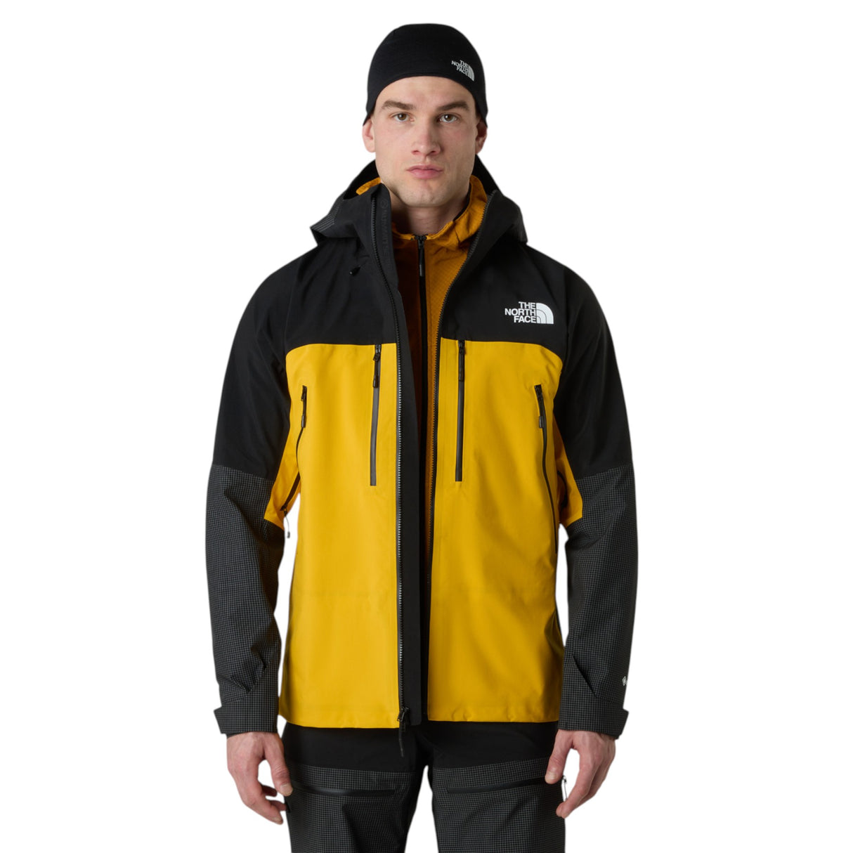 The North Face Men's Summit Mountain Gore-Tex Pro Jacket Summit Gold/TNF Black / Small-Summit Gold/TNF Black / Medium-Summit Gold/TNF Black / Large #- 53 Degrees North