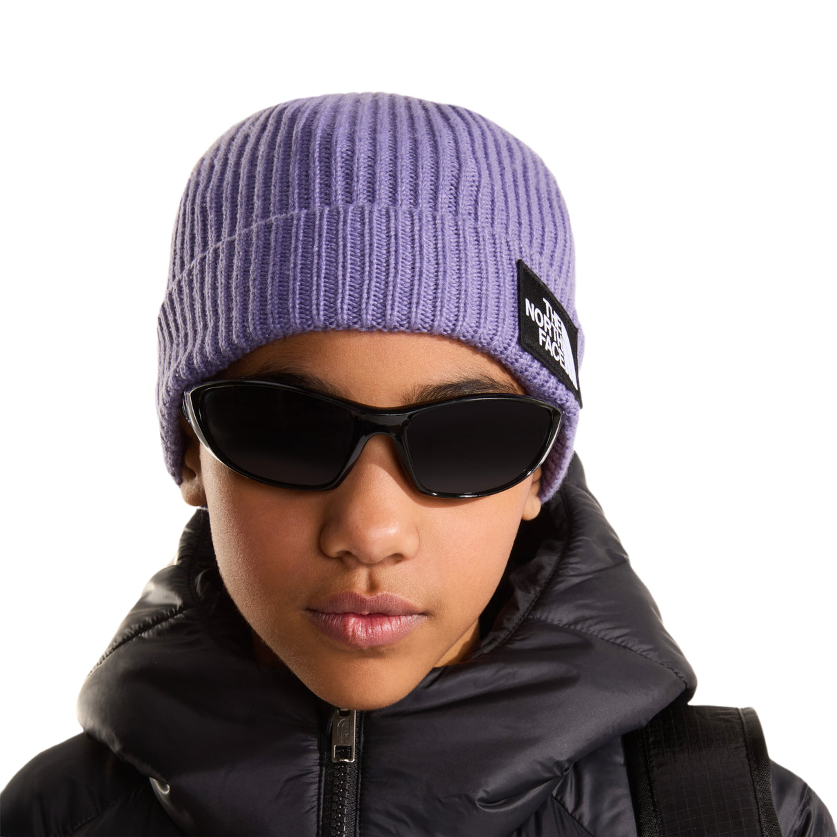Kids' TNF Logo Box Cuffed Beanie