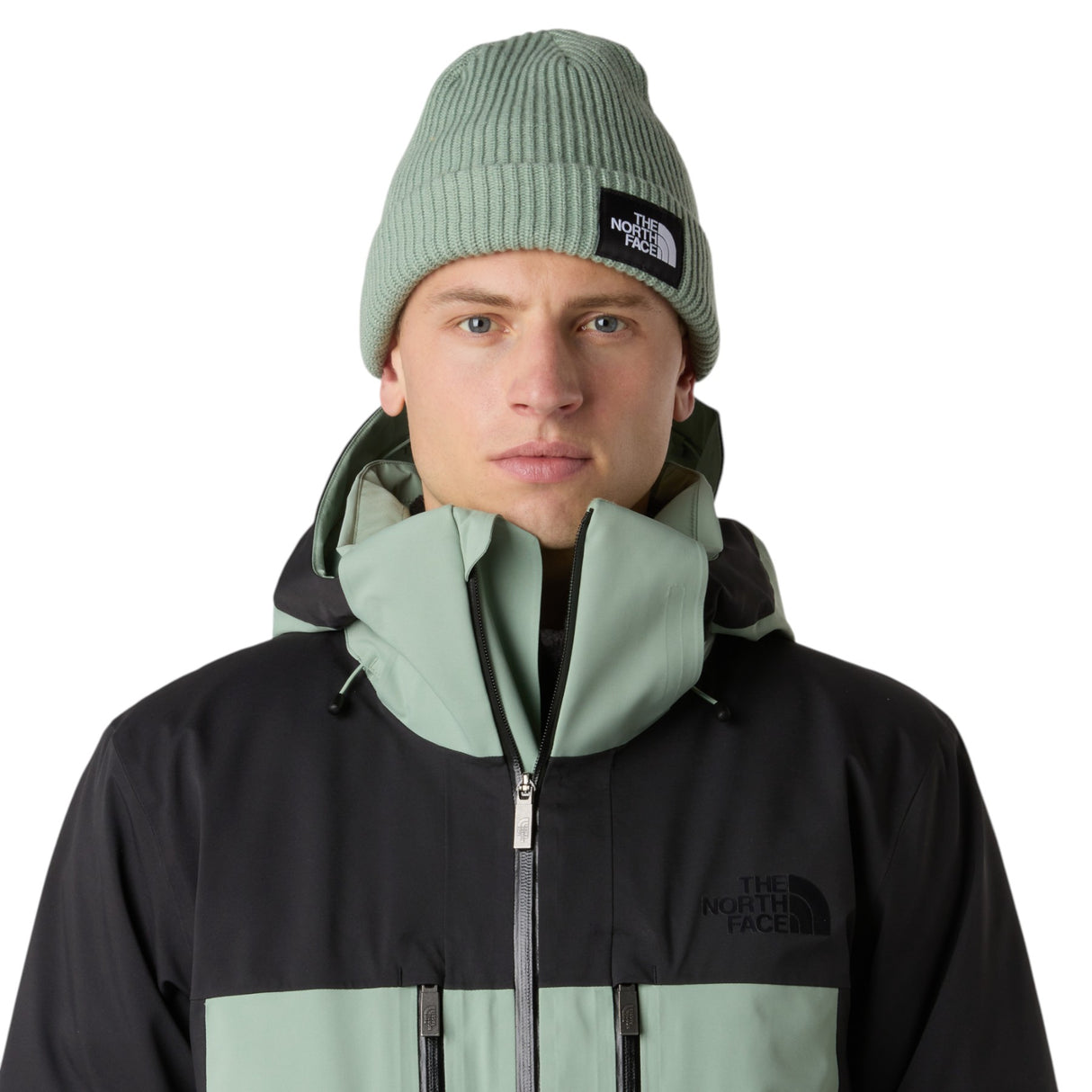 The North Face Salty Lined Beanie Slate Moss-Space-Summit Gold-TNF Black #- 53 Degrees North