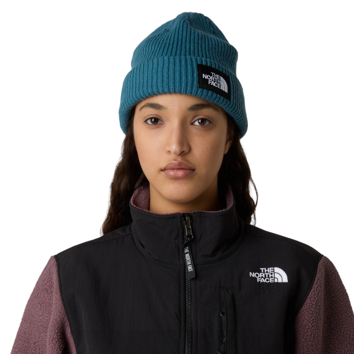 The North Face Salty Lined Beanie Slate Moss-Space-Summit Gold-TNF Black #- 53 Degrees North
