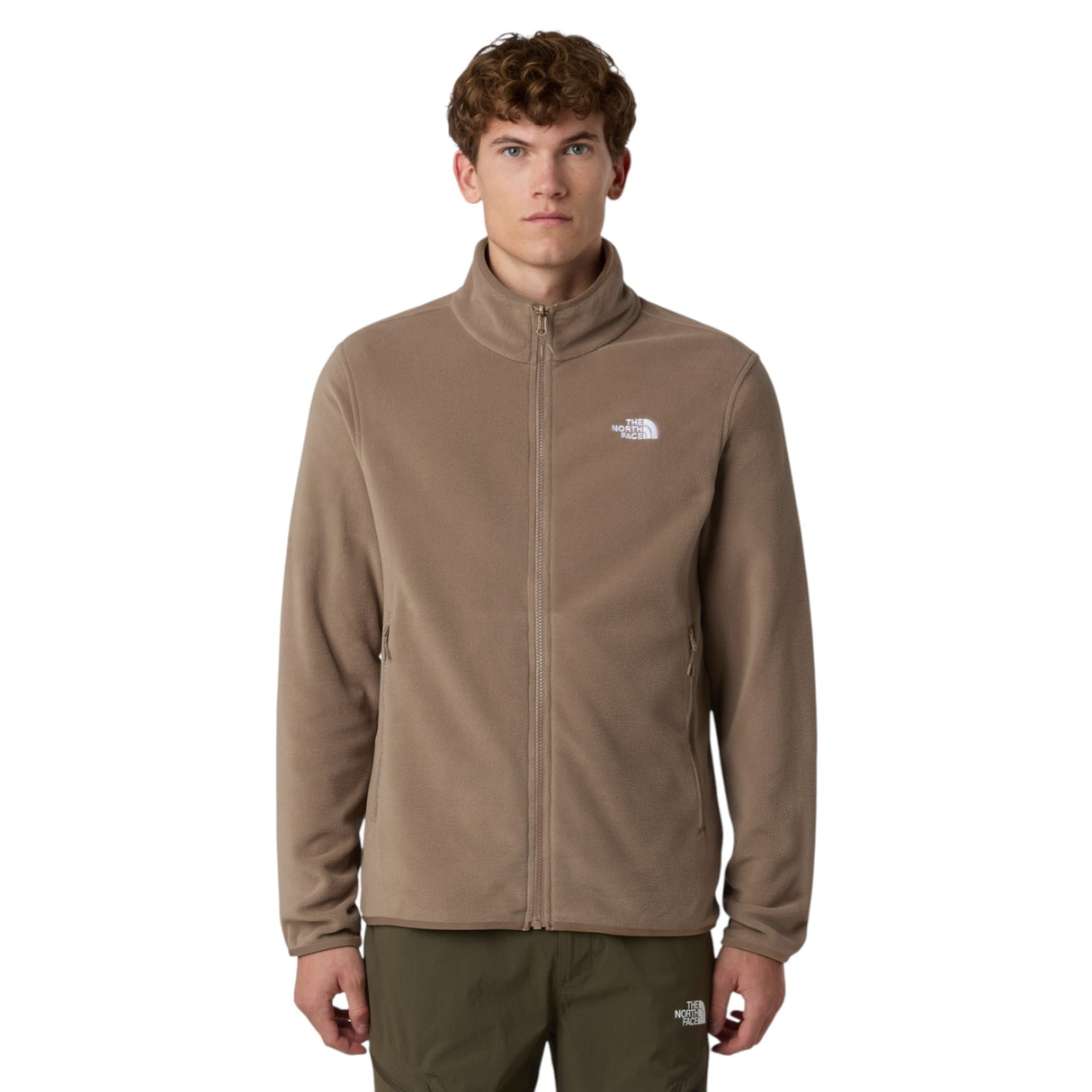 The North Face Men's Glacier Fleece Jacket Mocha Brown / Small-Mocha Brown / Medium-Mocha Brown / Large-Mocha Brown / X-Large-Mocha Brown / XX-Large #- 53 Degrees North
