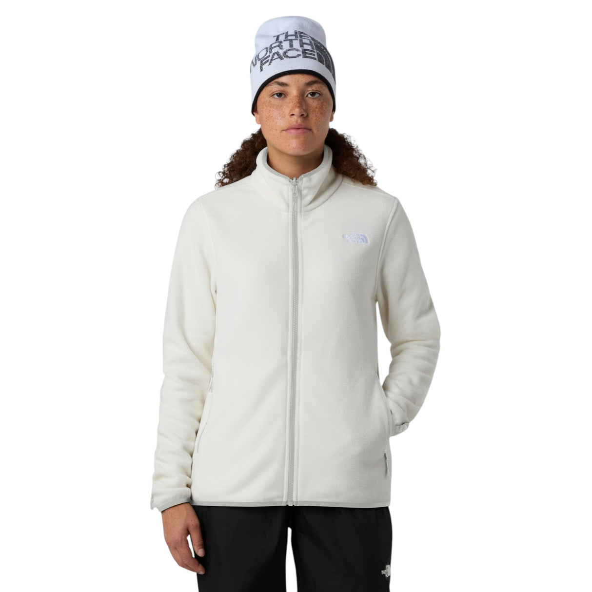 The North Face Women's Glacier Fleece Jacket White Dune / X-Small-White Dune / Small-White Dune / Medium-White Dune / Large-White Dune / X-Large #- 53 Degrees North