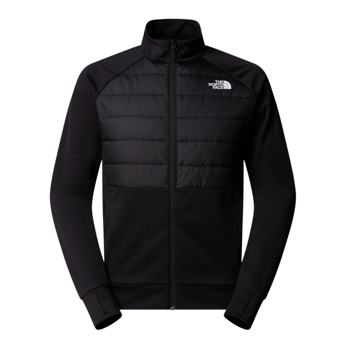 The North Face Men's Reaxion 2.0 Fleece Hybrid Full Zip Jacket TNF Black Heather / Small-TNF Black Heather / Medium-TNF Black Heather / Large-TNF Black Heather / X-Large-TNF Black Heather / XX-Large #- 53 Degrees North