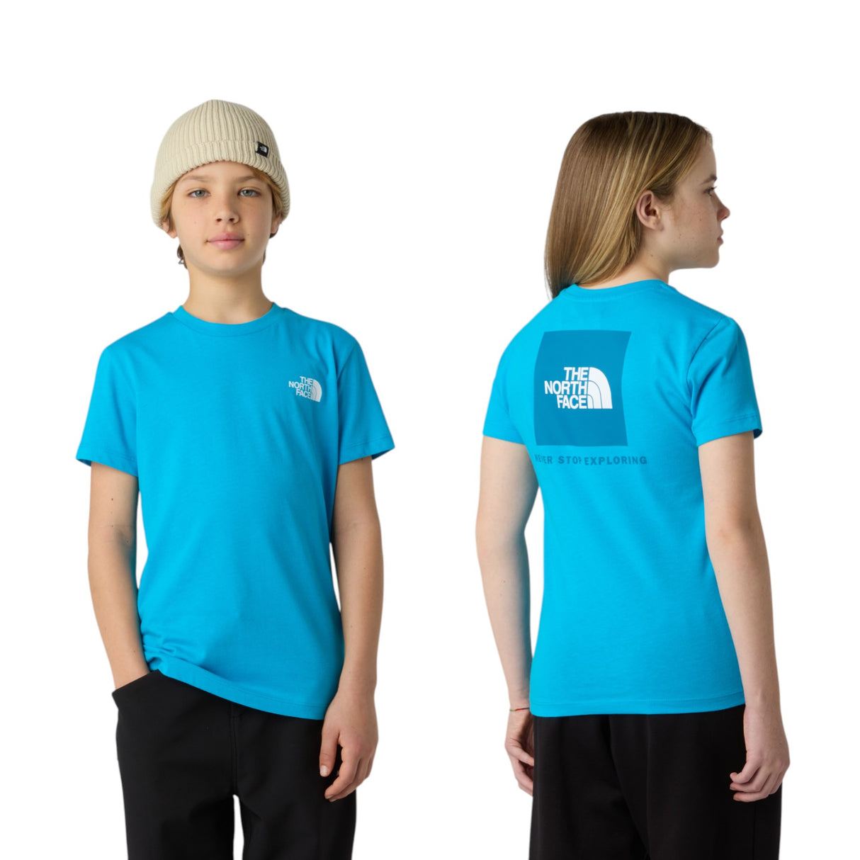 The North Face Teen Box NSE Short Sleeve Tee TNF White / Age 5-6-TNF White / Age 7-8-TNF White / Age 9-10-TNF White / Age 11-12-TNF White / Age 14-16 #- 53 Degrees North