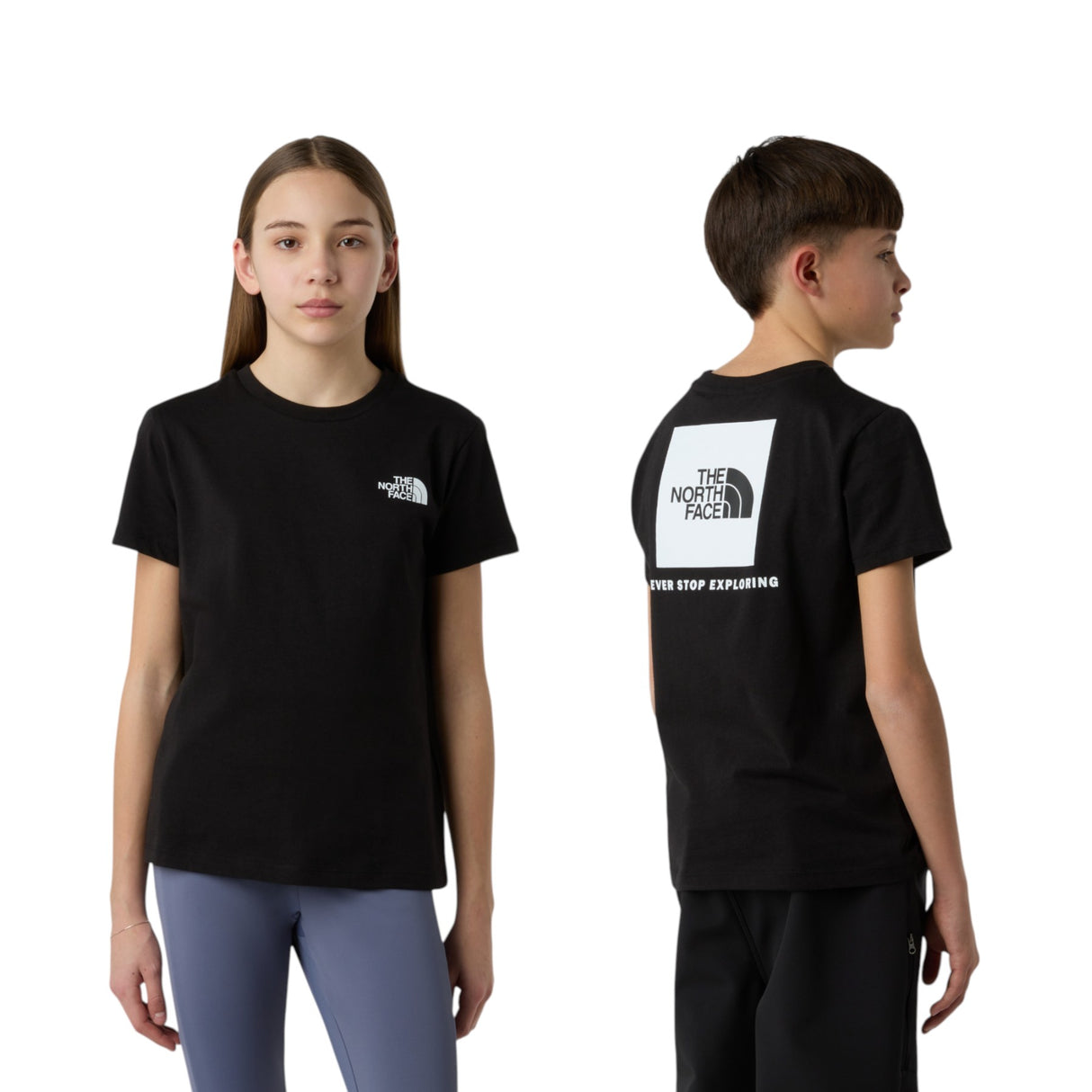 The North Face Teen Box NSE Short Sleeve Tee TNF White / Age 5-6-TNF White / Age 7-8-TNF White / Age 9-10-TNF White / Age 11-12-TNF White / Age 14-16 #- 53 Degrees North