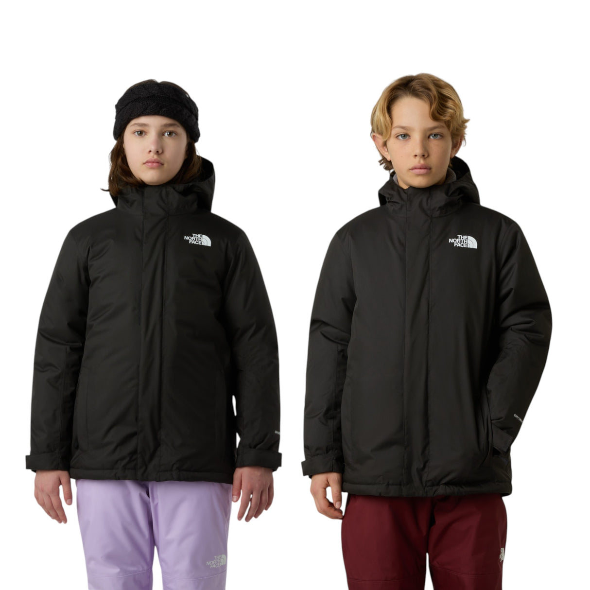 The North Face Teen Snowquest Ski Jacket TNF Black / Age 5-6-TNF Black / Age 7-8-TNF Black / Age 9-10-TNF Black / Age 11-12-TNF Black / Age 14-16 #- 53 Degrees North