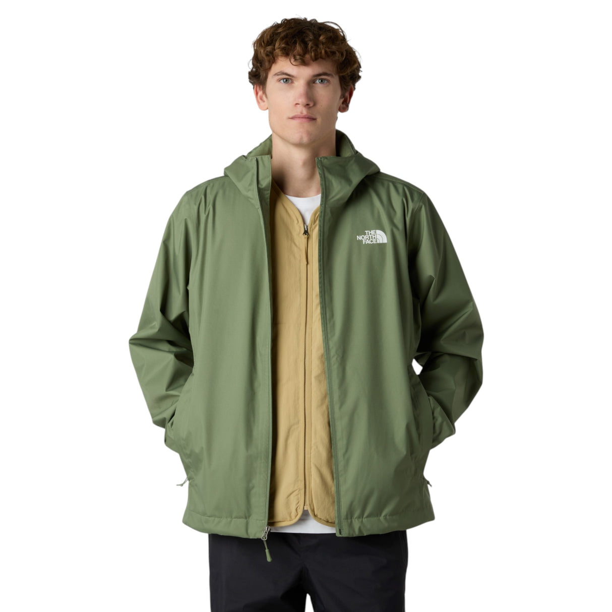The North Face Men's Quest Waterproof Jacket Bark Mist / Small-Bark Mist / Medium-Bark Mist / Large-Bark Mist / X-Large-Bark Mist / XX-Large #- 53 Degrees North