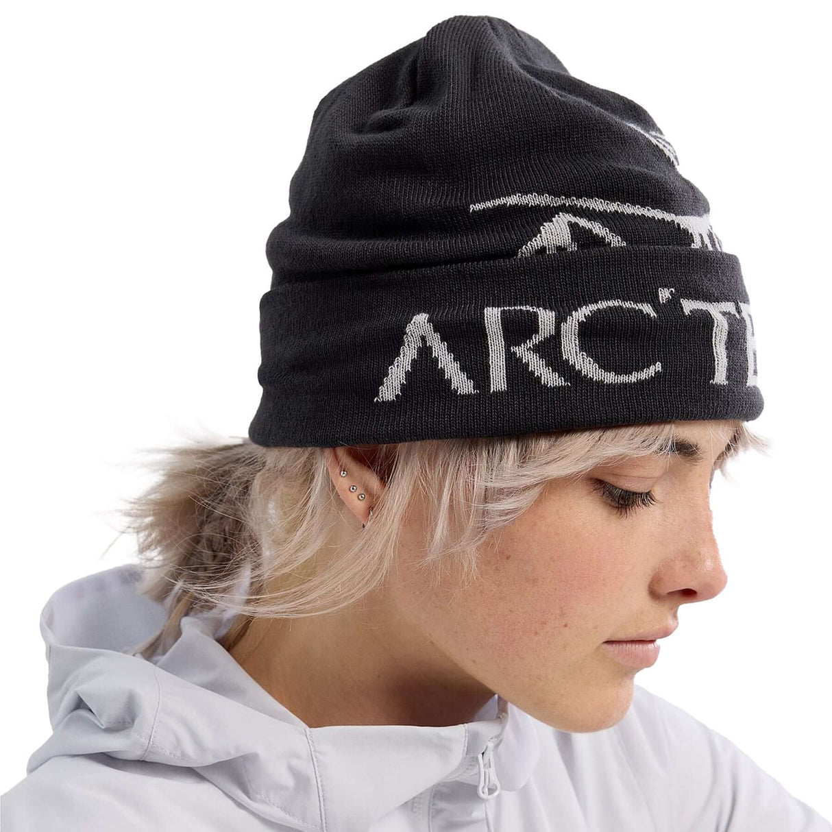 Arc'teryx Bird Word Toque 24K Black-Alpine Rose/Bliss-Orca - 53 Degrees North