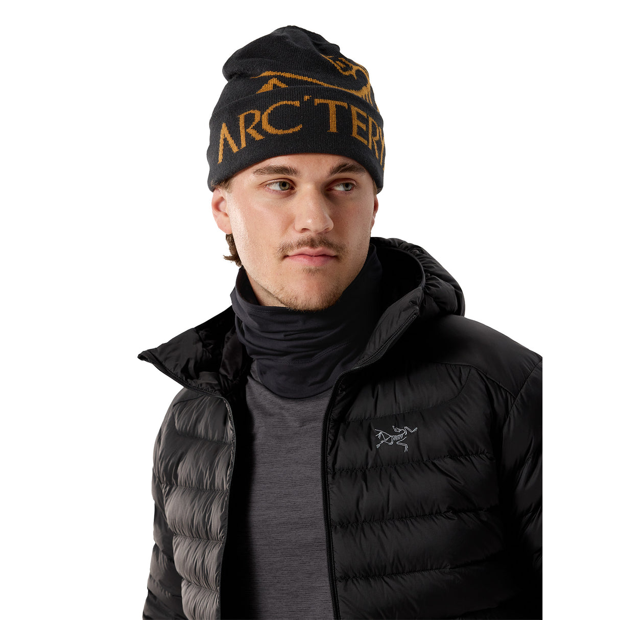 Arc'teryx Bird Word Toque 24K Black-Alpine Rose/Bliss-Orca - 53 Degrees North