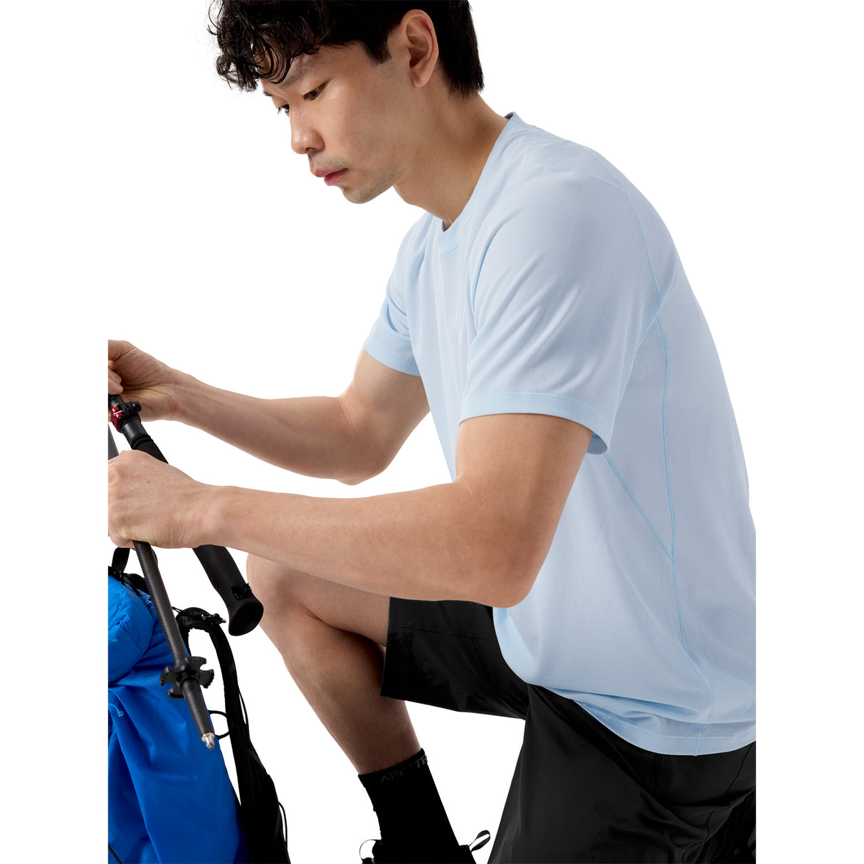 Arc'teryx Men's Cormac Crew T-Shirt Dark Stratus / Small-Dark Stratus / Medium-Dark Stratus / Large-Dark Stratus / X-Large-Black / Small - 53 Degrees North
