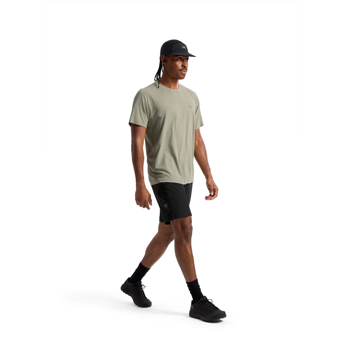Arc'teryx Men's Cormac Crew T-Shirt Dark Stratus / Small-Dark Stratus / Medium-Dark Stratus / Large-Dark Stratus / X-Large-Black / Small - 53 Degrees North