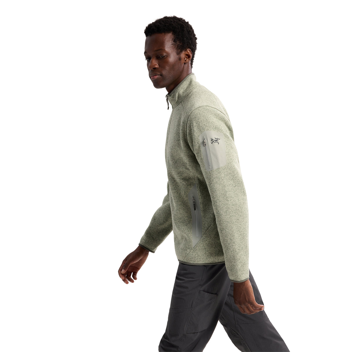 Arc'teryx Men's Covert Cardigan Black Heather / Small-Black Heather / Medium-Black Heather / Large-Black Heather / X-Large-Black Heather / XX-Large - 53 Degrees North