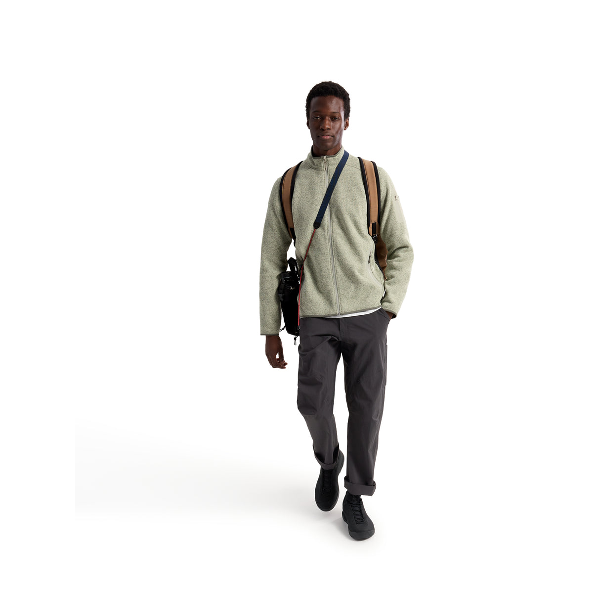 Arc'teryx Men's Covert Cardigan Black Heather / Small-Black Heather / Medium-Black Heather / Large-Black Heather / X-Large-Black Heather / XX-Large - 53 Degrees North