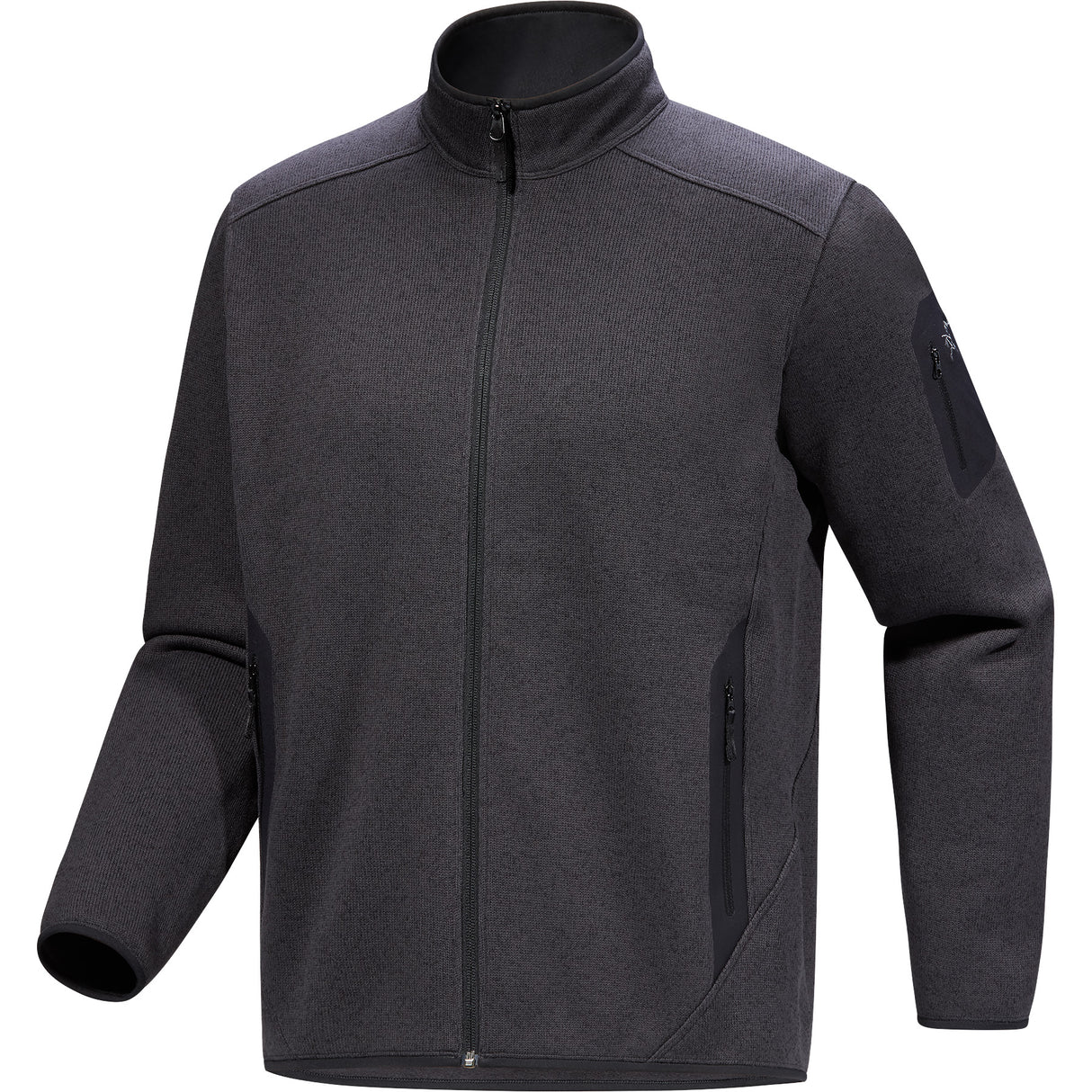Arc'teryx Men's Covert Cardigan Black Heather / Small-Black Heather / Medium-Black Heather / Large-Black Heather / X-Large-Black Heather / XX-Large - 53 Degrees North