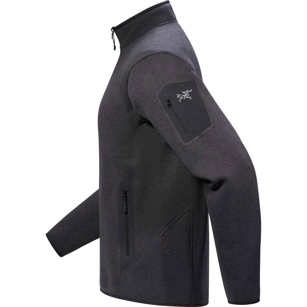 Arc'teryx Men's Covert Cardigan Black Heather / Small-Black Heather / Medium-Black Heather / Large-Black Heather / X-Large-Black Heather / XX-Large - 53 Degrees North