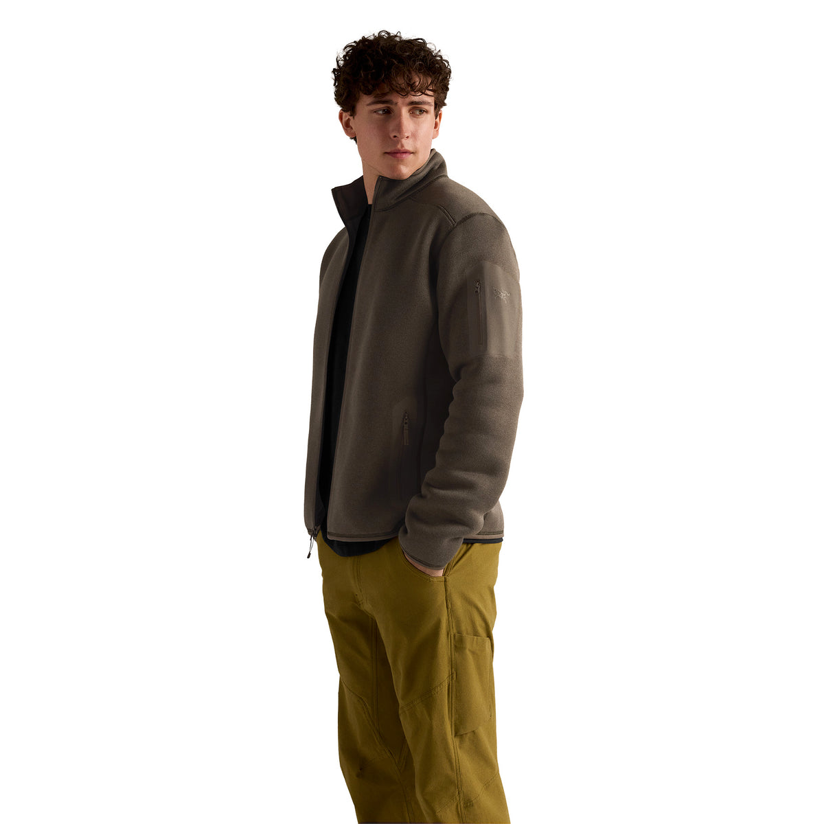 Arc'teryx Men's Covert Cardigan Mongoose Heather / Small - 53 Degrees North