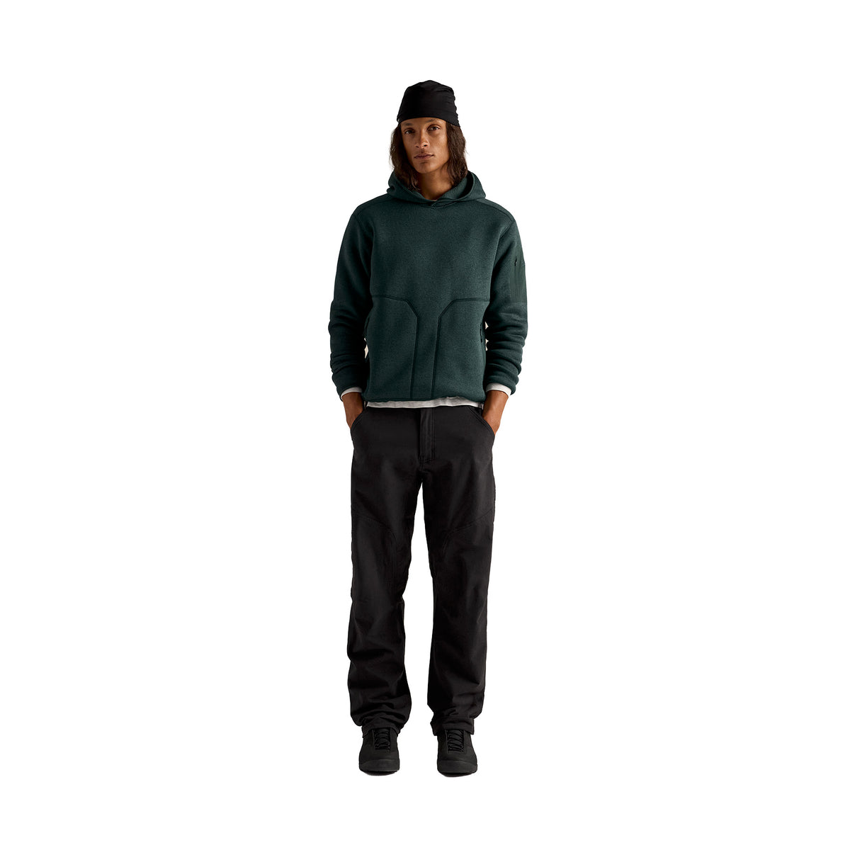 Arc'teryx Men's Covert Pullover Hoodie Black Heather / Small - 53 Degrees North