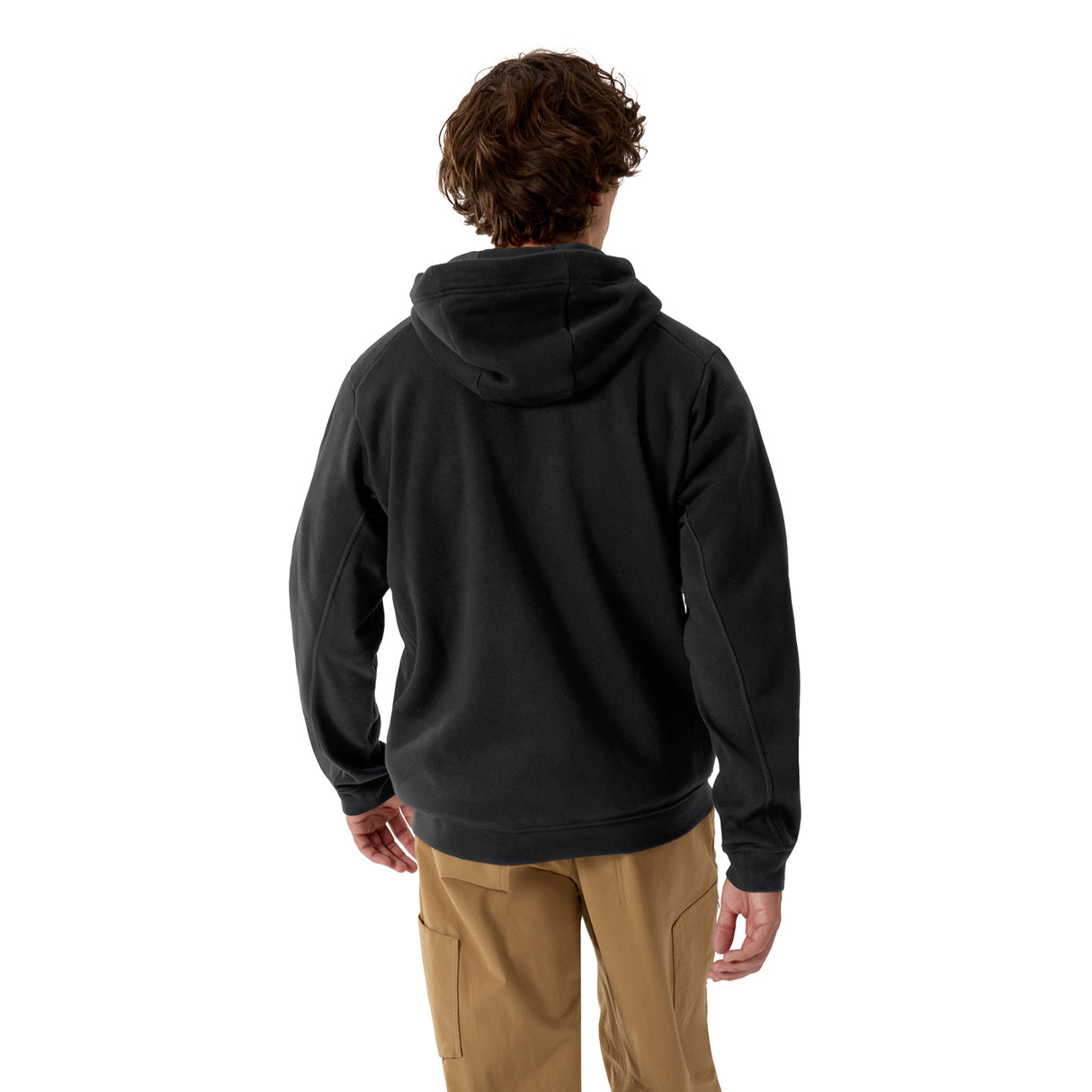 Arc'teryx Men's Emblem Fleece Full Zip Hoodie Black / Small-Black / Medium-Black / Large-Black / X-Large - 53 Degrees North