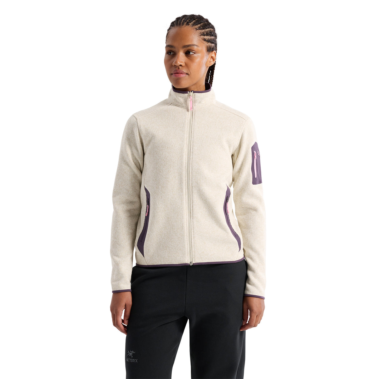 Arc'teryx Women's Covert Cardigan Cosmic Bloom Heather / X-Small-Cosmic Bloom Heather / Small-Cosmic Bloom Heather / Medium-Cosmic Bloom Heather / Large-Cosmic Bloom Heather / X-Large - 53 Degrees North