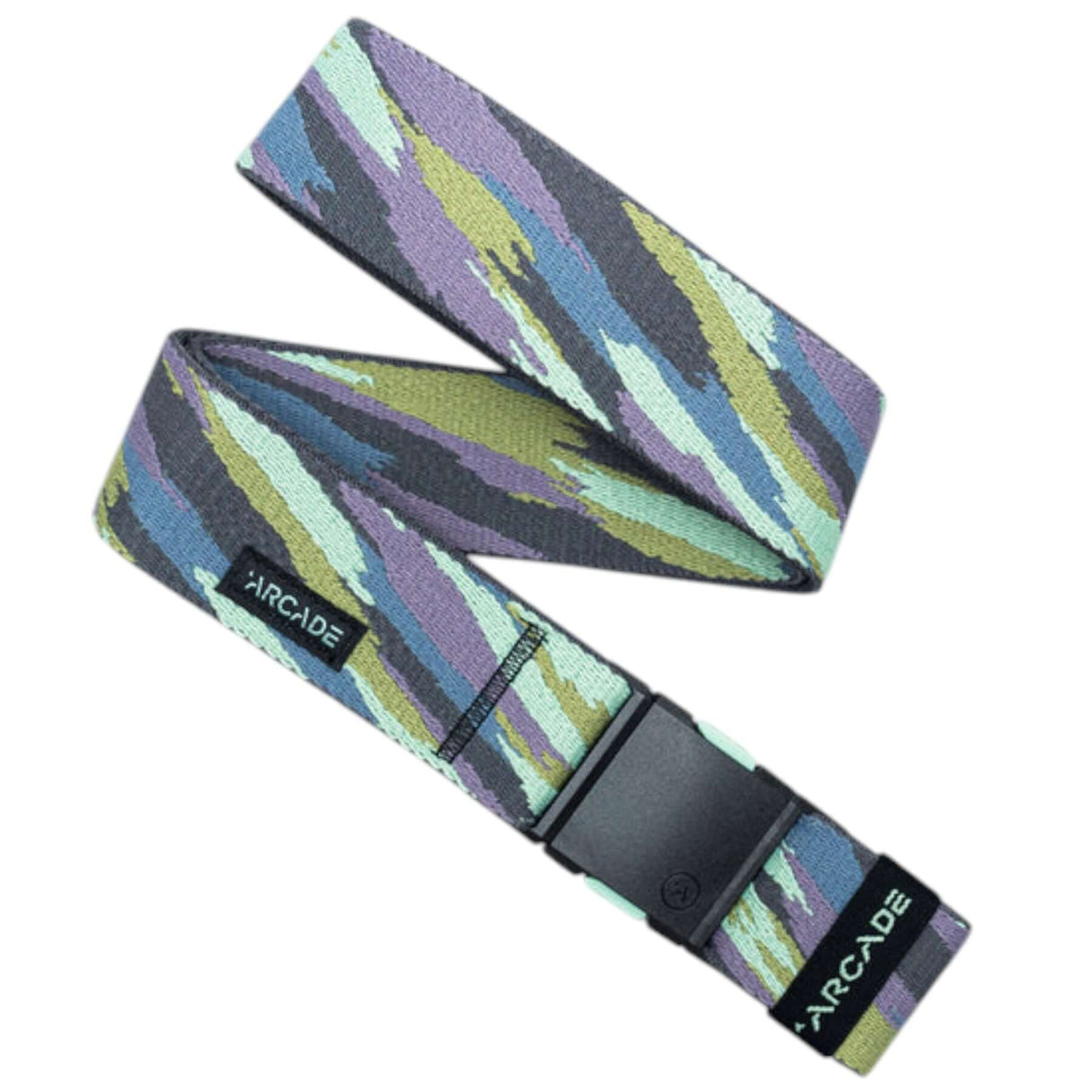 Arcade Brushstroke Slim Belt Coral / One Size-Mint / One Size - 53 Degrees North