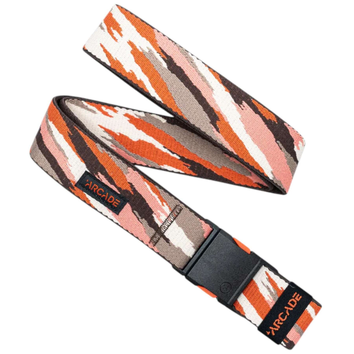 Arcade Brushstroke Slim Belt Coral / One Size-Mint / One Size - 53 Degrees North