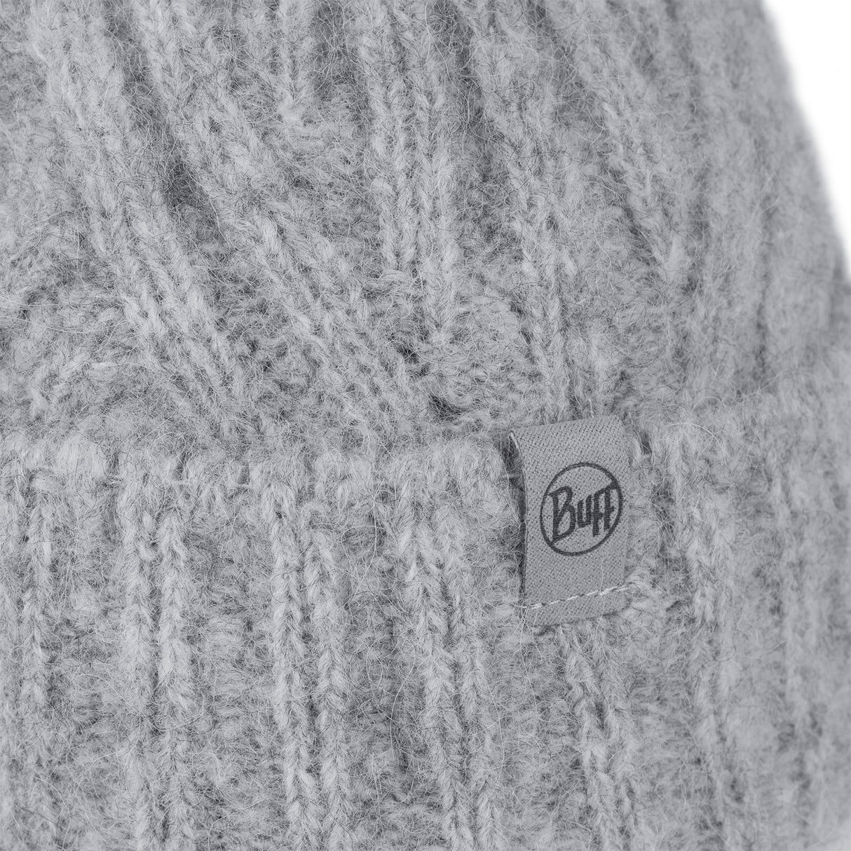 BUFF Knitted Wool Hat Pool-Grey - 53 Degrees North