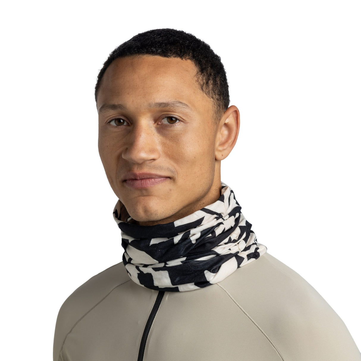 BUFF Original Ecostretch Neck Warmer Skar Black - 53 Degrees North