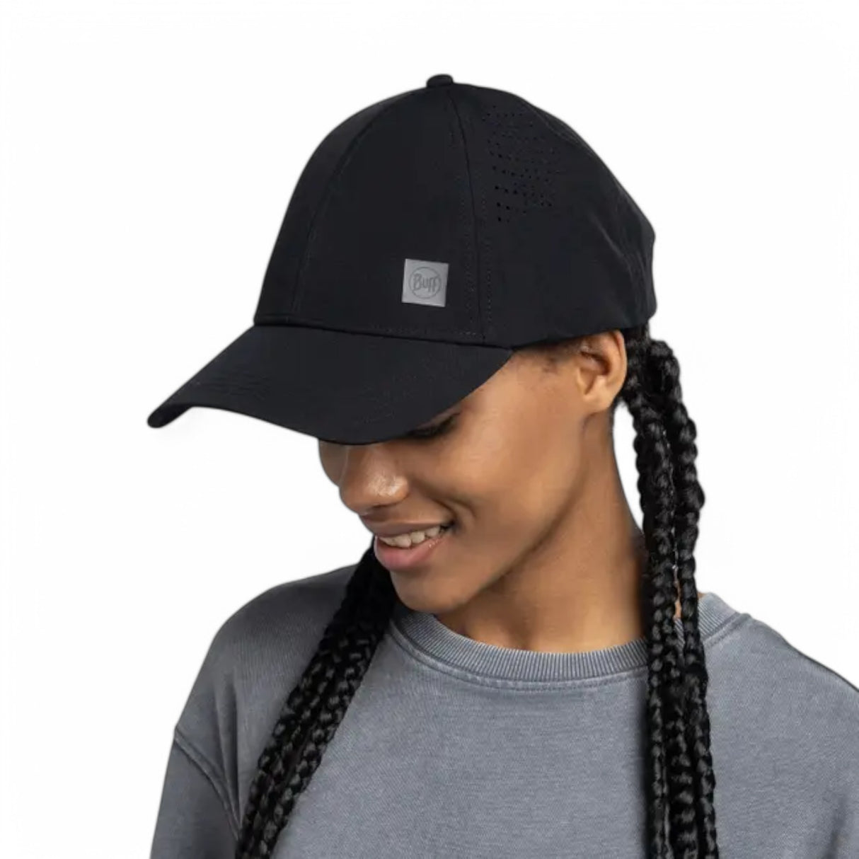 BUFF Summit Cap Solid Powder / Small/Medium-Solid Powder / Large/X-Large-Solid Night Blue / Small/Medium-Solid Night Blue / Large/X-Large-Solis Khaki / Small/Medium - 53 Degrees North