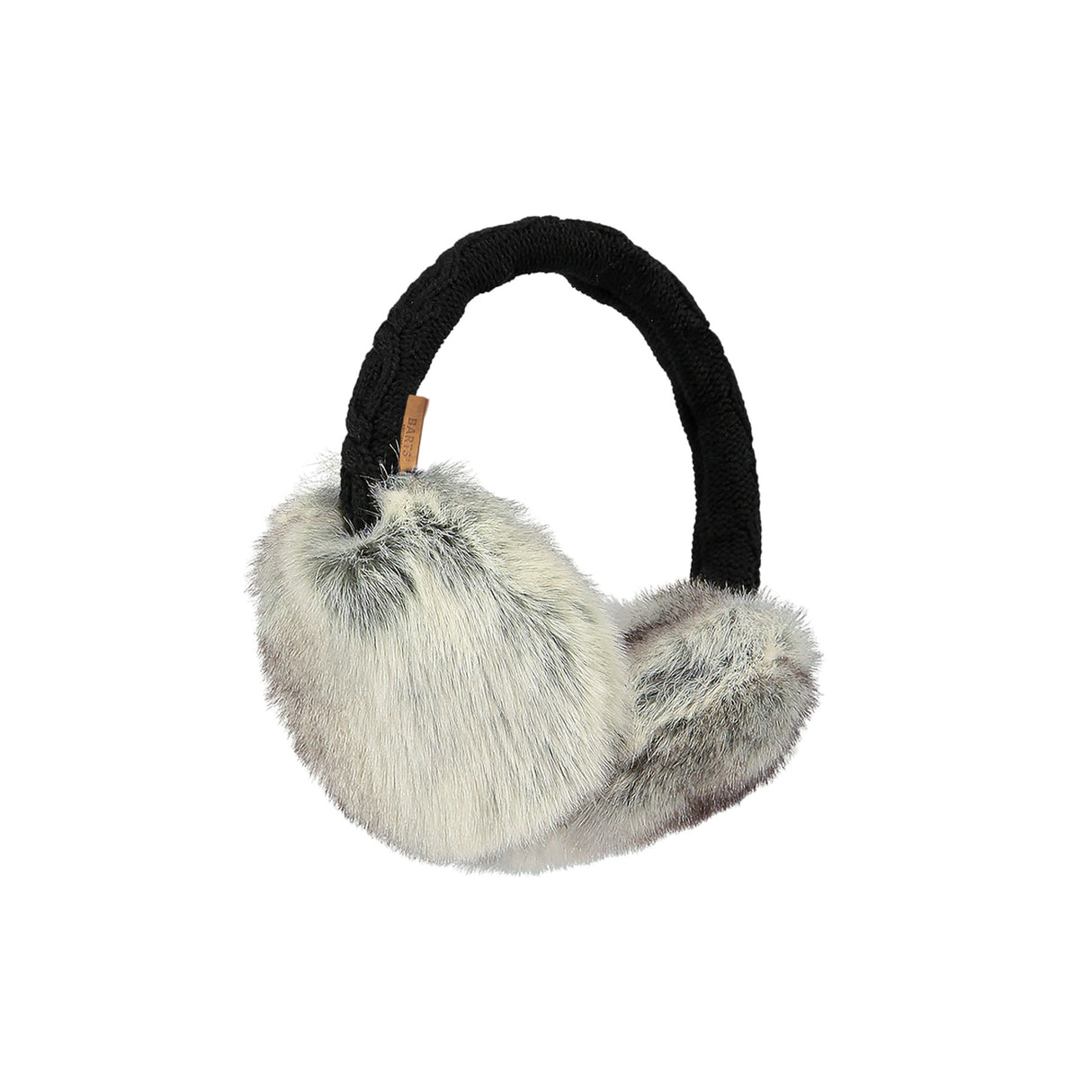 Barts Adjustable Faux Fur Earmuffs Black-Sand-Heather Brown - 53 Degrees North