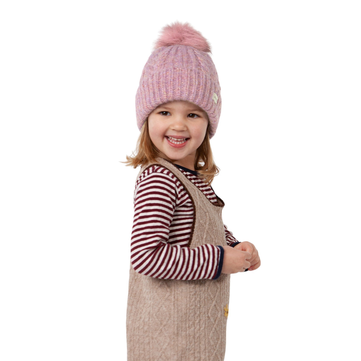 Barts Girls' Eyaka Beanie Mauve / 53cm-55cm-Blue / 53cm-55cm - 53 Degrees North