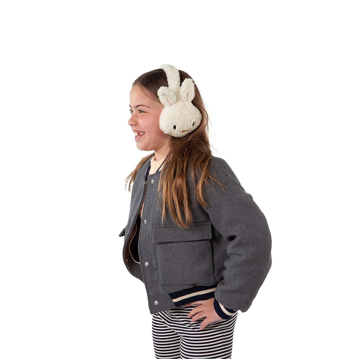 Barts Kids' Teddy Earmuffs Cream - 53 Degrees North