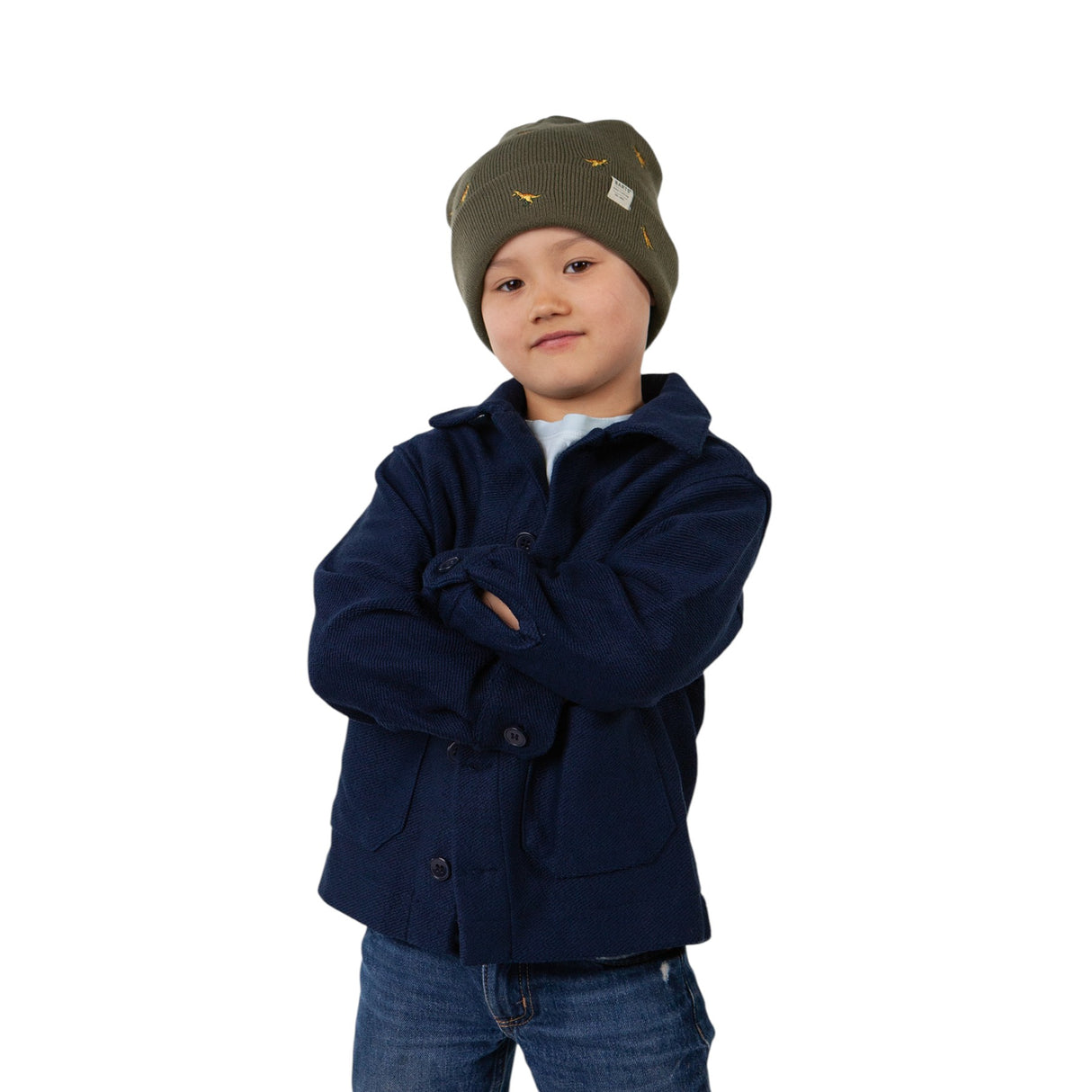 Barts Kids' Vinson Beanie Pale Army / 53cm-Dark Heather / 53cm-Blue / 55cm-Navy / 55cm-Pale Army / 55cm - 53 Degrees North