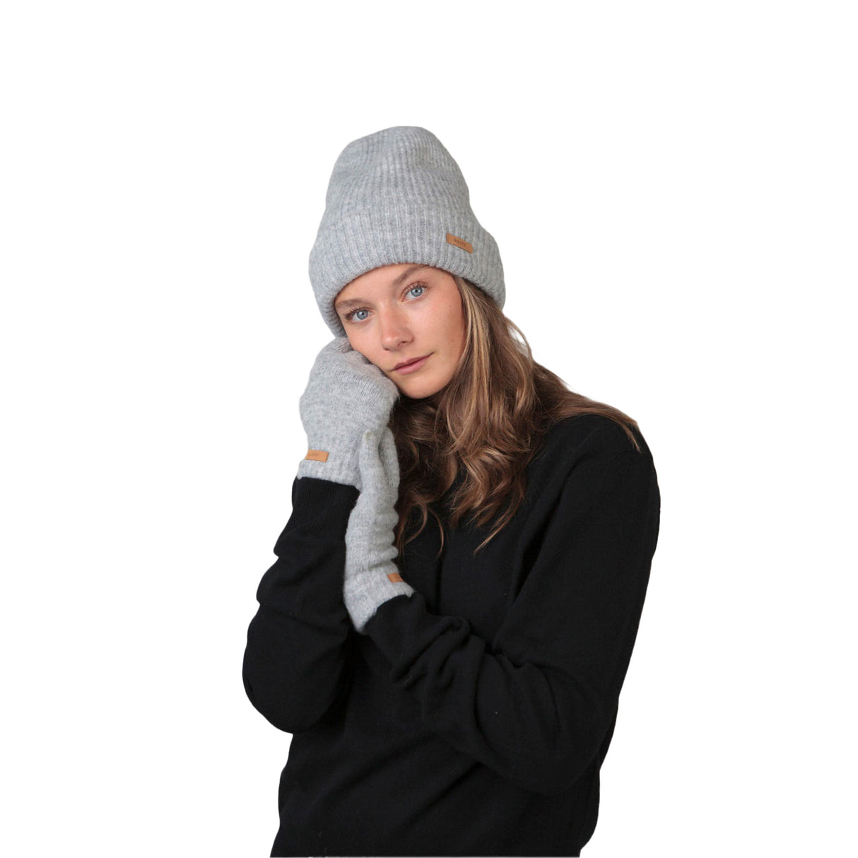 Barts Witzia Beanie Sky-Sage-Light Brown-Heather Grey-Black - 53 Degrees North