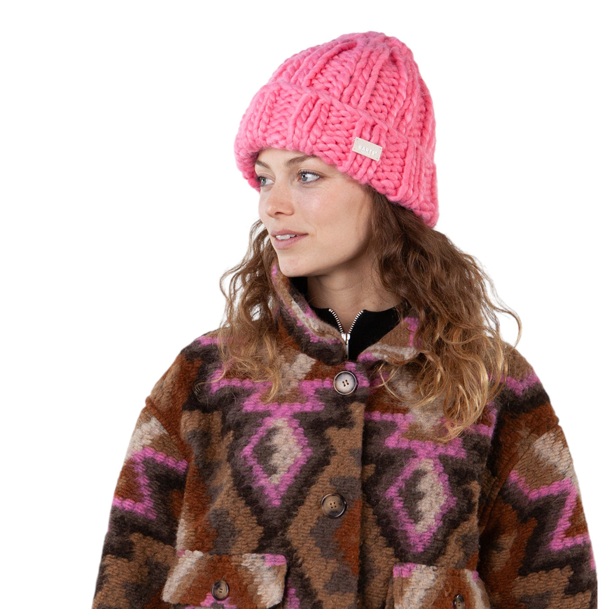 Barts Women's Hermitta Beanie Orchid-Burgundy-Blue-Pink - 53 Degrees North