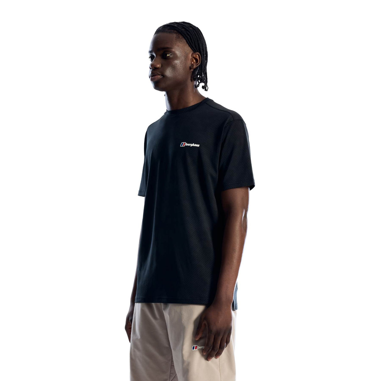 Berghaus Men's Dawdon Tech Tee Jet Black / Small-Jet Black / Medium-Jet Black / Large-Jet Black / X-Large - 53 Degrees North
