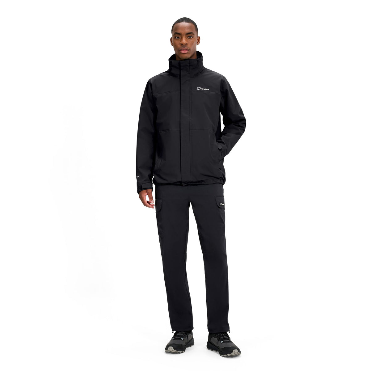 Berghaus Men's Hillwalker 2.0 InterActive GORE-TEX Jacket Black/Black / Small - 53 Degrees North