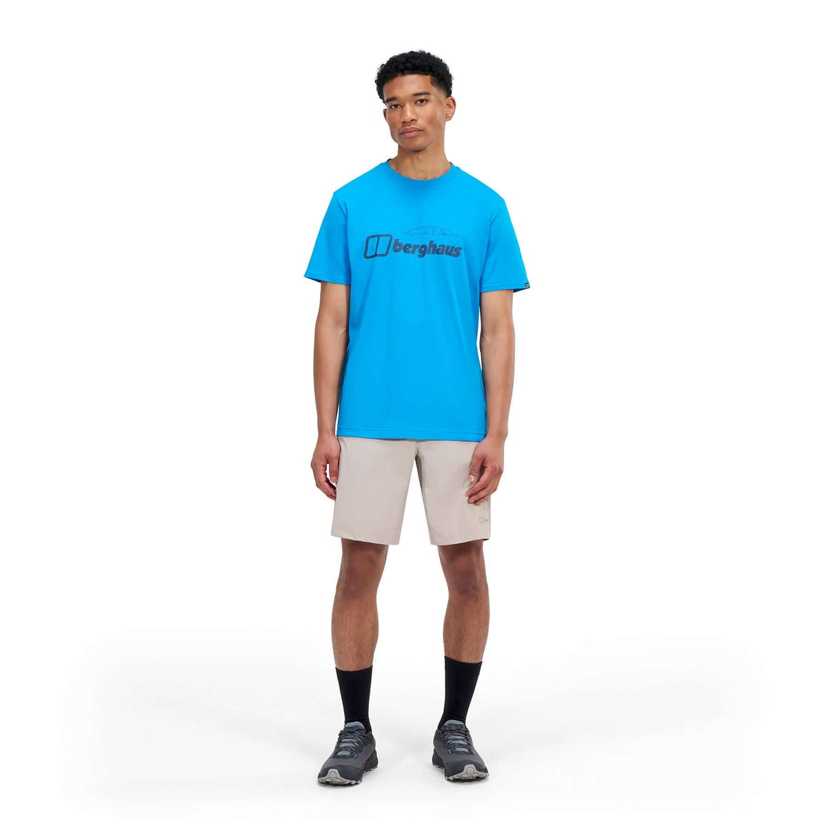 Berghaus Men's Mountain Checklist Short Sleeve Tee Grey / Small-Grey / Medium-Grey / Large-Grey / X-Large-Grey / XX-Large - 53 Degrees North
