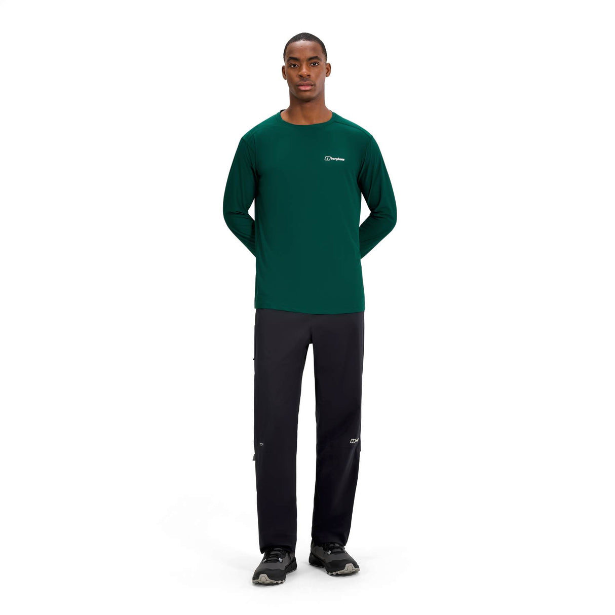 Berghaus Men's Pacsmart 2.5LWaterproof Trousers Jet Black / Small / Regular-Jet Black / Medium / Regular-Jet Black / Large / Regular-Jet Black / X-Large / Regular-Jet Black / XX-Large / Regular - 53 Degrees North