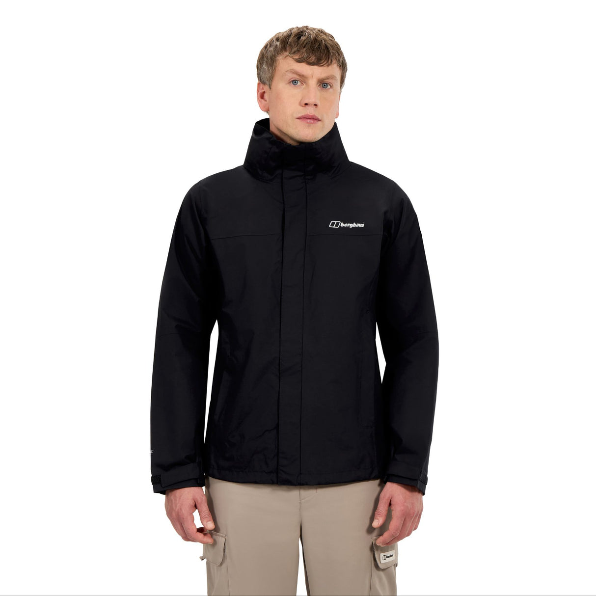Berghaus Men's RG Alpha 2.0 Waterproof Jacket Jet Black / Small-Jet Black / Medium-Jet Black / Large-Jet Black / X-Large-Jet Black / XX-Large - 53 Degrees North