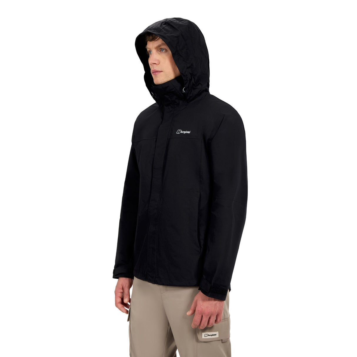 Berghaus Men's RG Alpha 2.0 Waterproof Jacket Jet Black / Small-Jet Black / Medium-Jet Black / Large-Jet Black / X-Large-Jet Black / XX-Large - 53 Degrees North