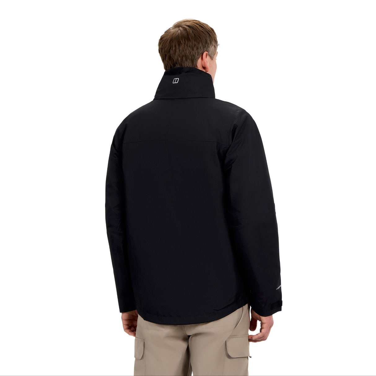 Berghaus Men's RG Alpha 2.0 Waterproof Jacket Jet Black / Small-Jet Black / Medium-Jet Black / Large-Jet Black / X-Large-Jet Black / XX-Large - 53 Degrees North