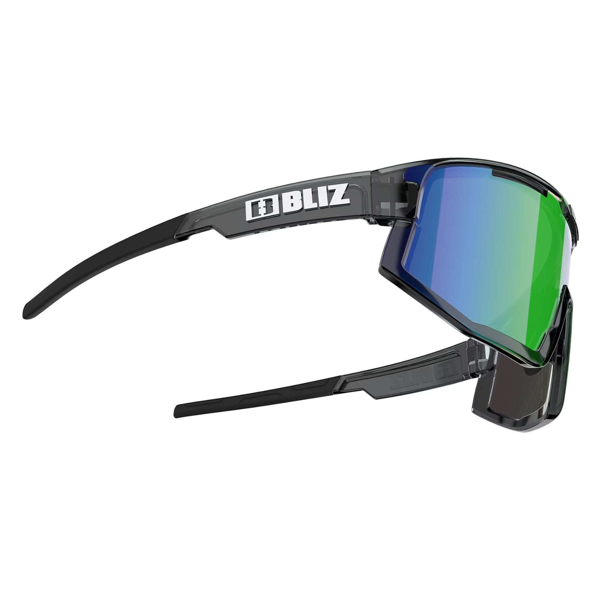 Bliz Fusion Small Sunglasses Crystal Black / Brown Green Multi - 53 Degrees North