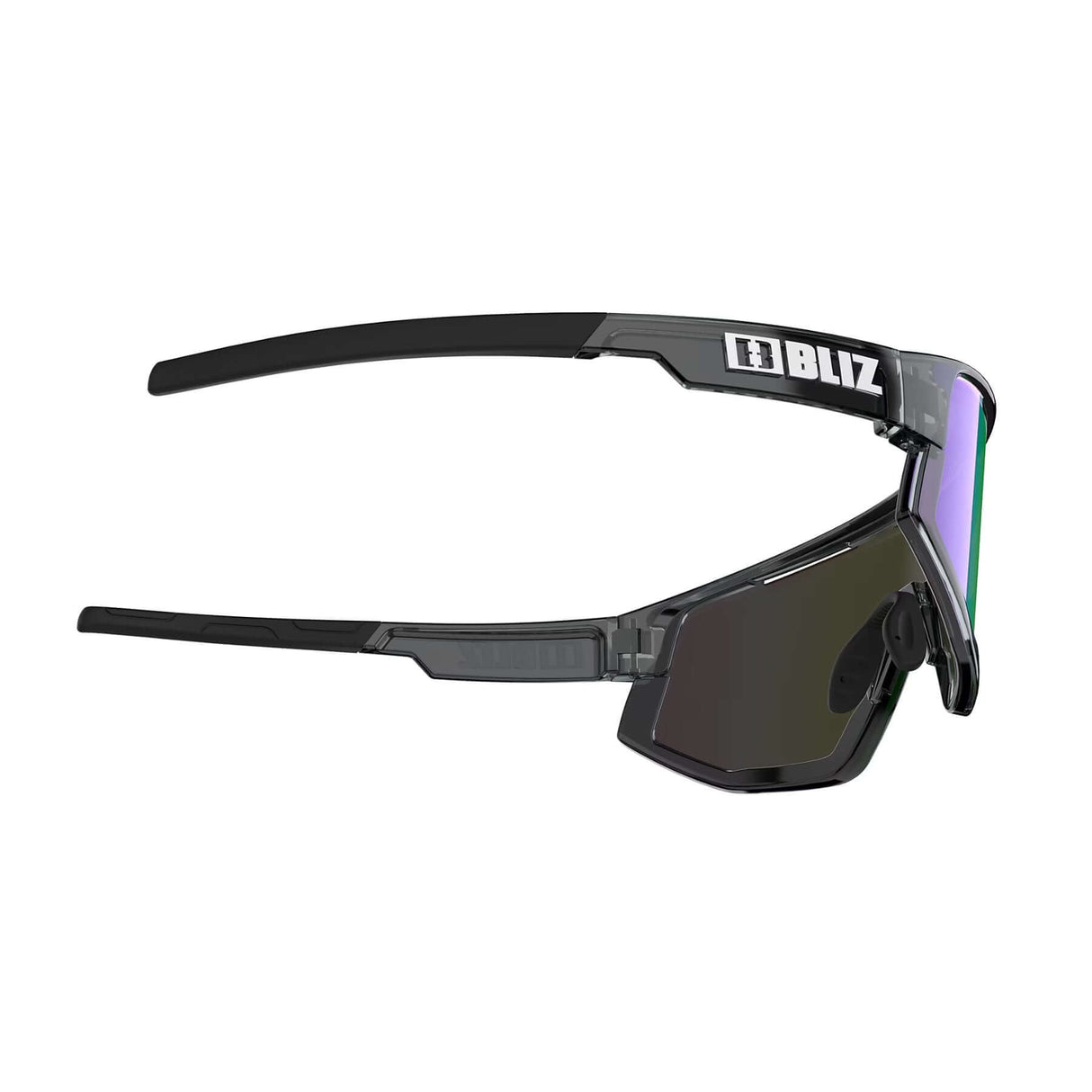 Bliz Fusion Small Sunglasses Crystal Black / Brown Green Multi - 53 Degrees North