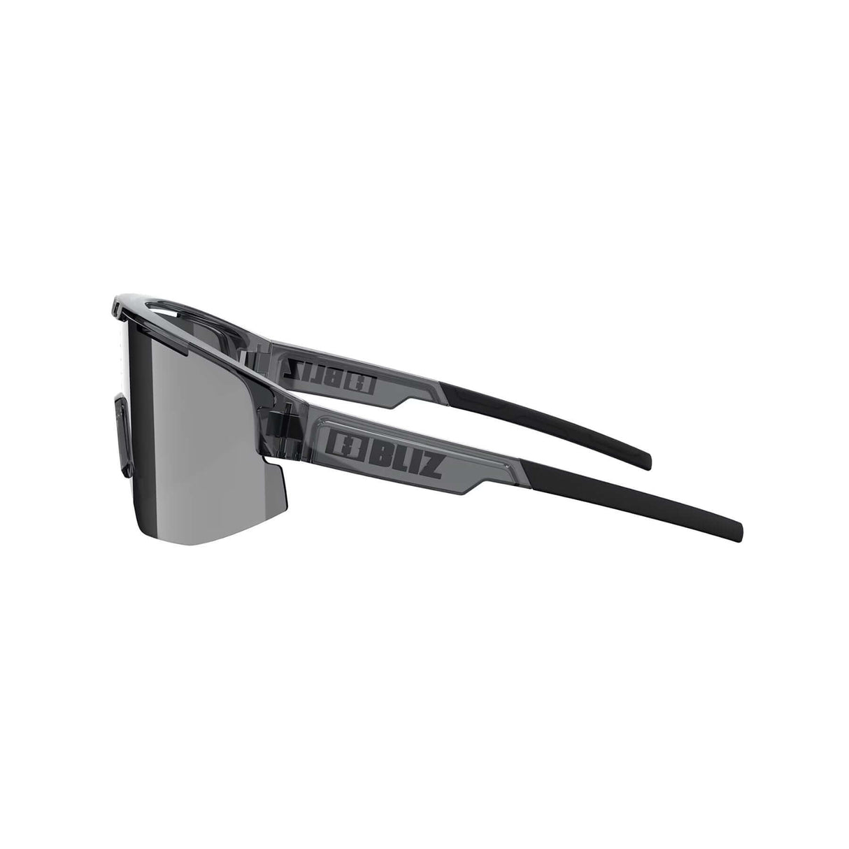 Bliz Matrix Sunglasses Crystal Black / Smoke Silver Mirror - 53 Degrees North