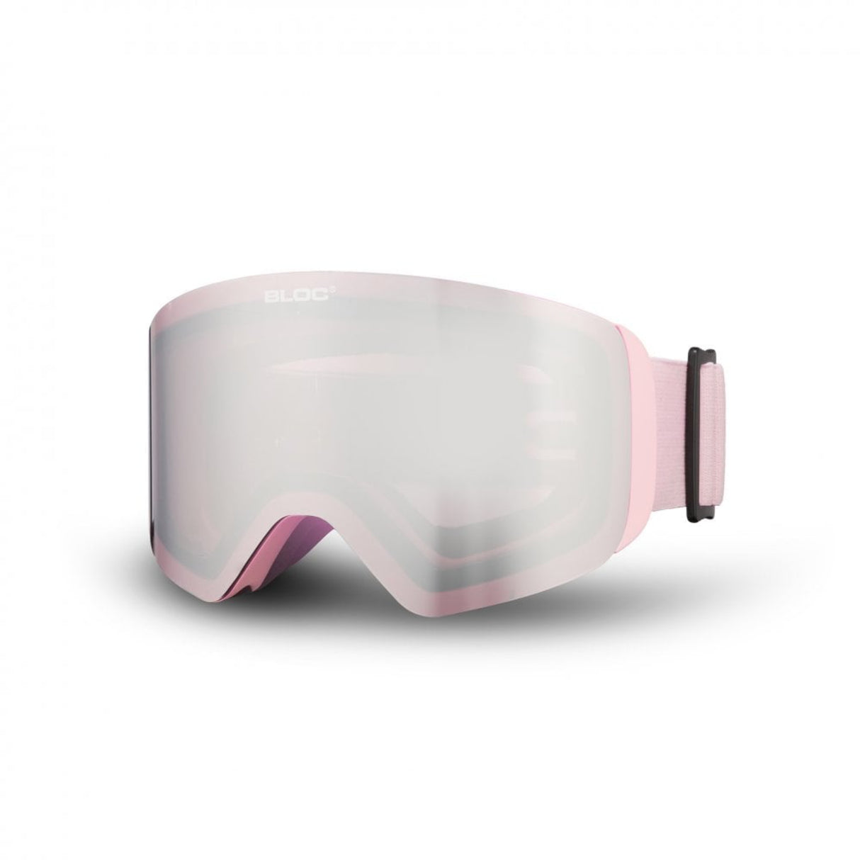Bloc Thirty-Five Ski Goggles Matt Black/Brown Red Mirror-Matt Powder/Light Purple Mirror Silver - 53 Degrees North