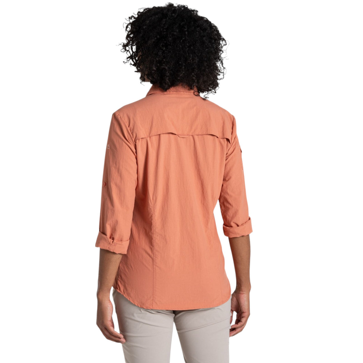 Craghoppers Women's Nosilife Adventure II Long Sleeve Shirt Red Sandstone / X-Small-Red Sandstone / Small-Red Sandstone / Medium-Red Sandstone / Large-Red Sandstone / X-Large #- 53 Degrees North