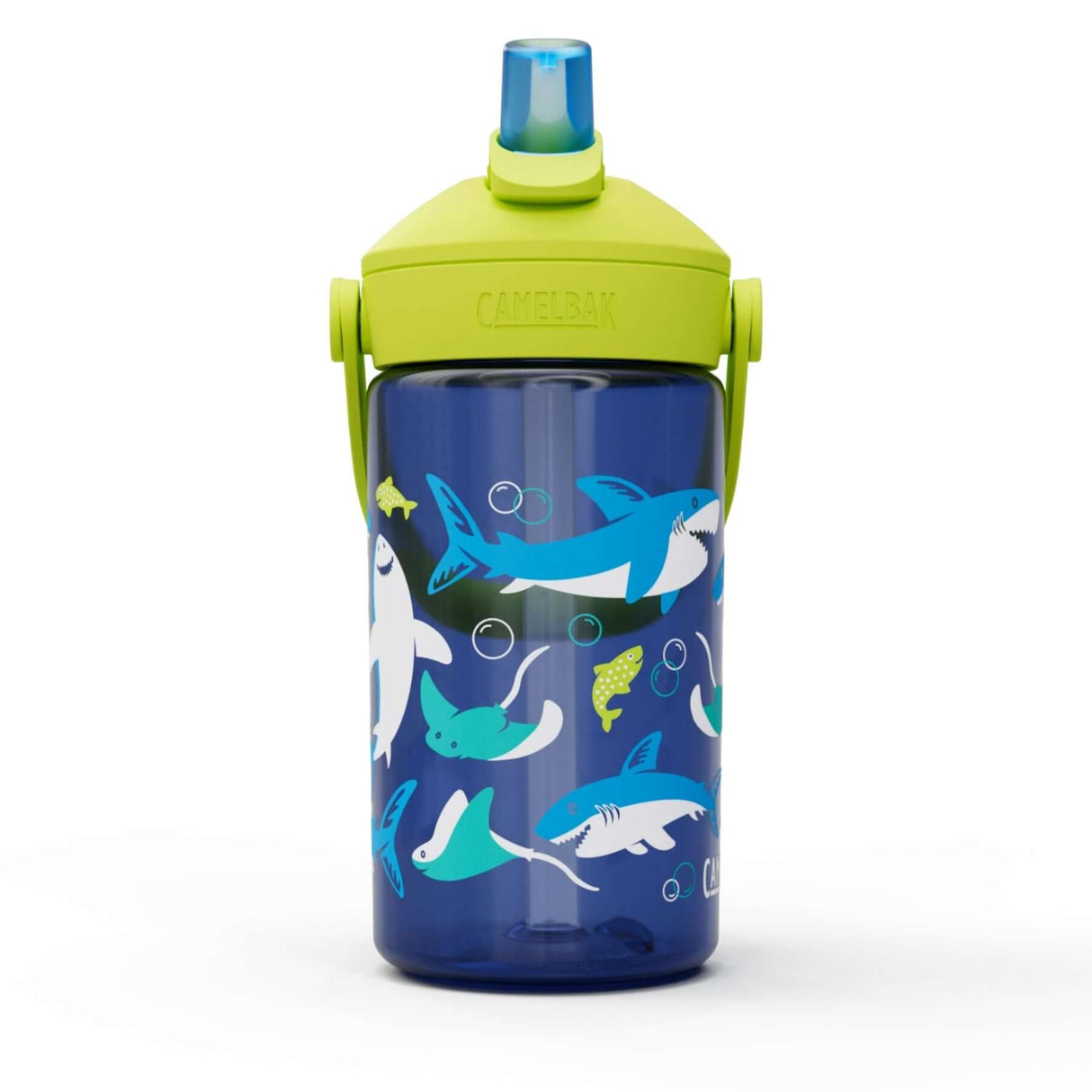 Camelbak Thrive Flip Straw Kids 400ml Water Bottle Sharks and Rays-Rainbow Floral-Clear - 53 Degrees North